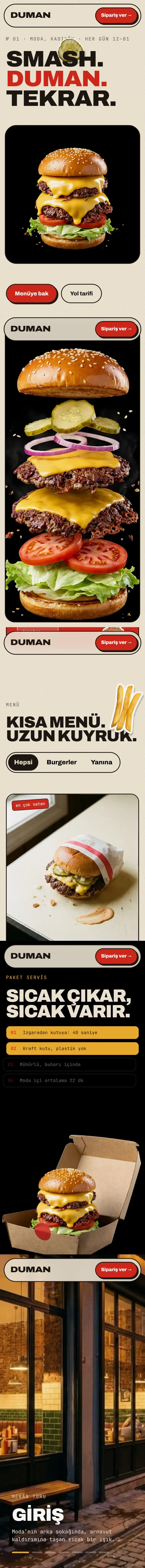 DUMAN: full mobile page